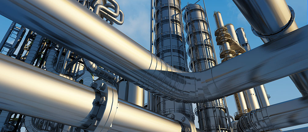 stock-photo-tubes-of-factory-on-a-background-sky-145220707